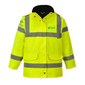 BAM Womens Padded Hi Vis Site Jacket