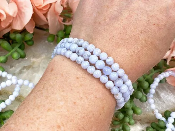 Blue Lace Agate Bracelets