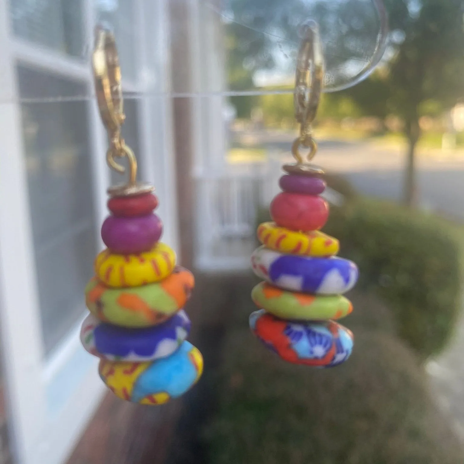 Brushstroke Collection Handcrafted Polymer Clay Earrings
