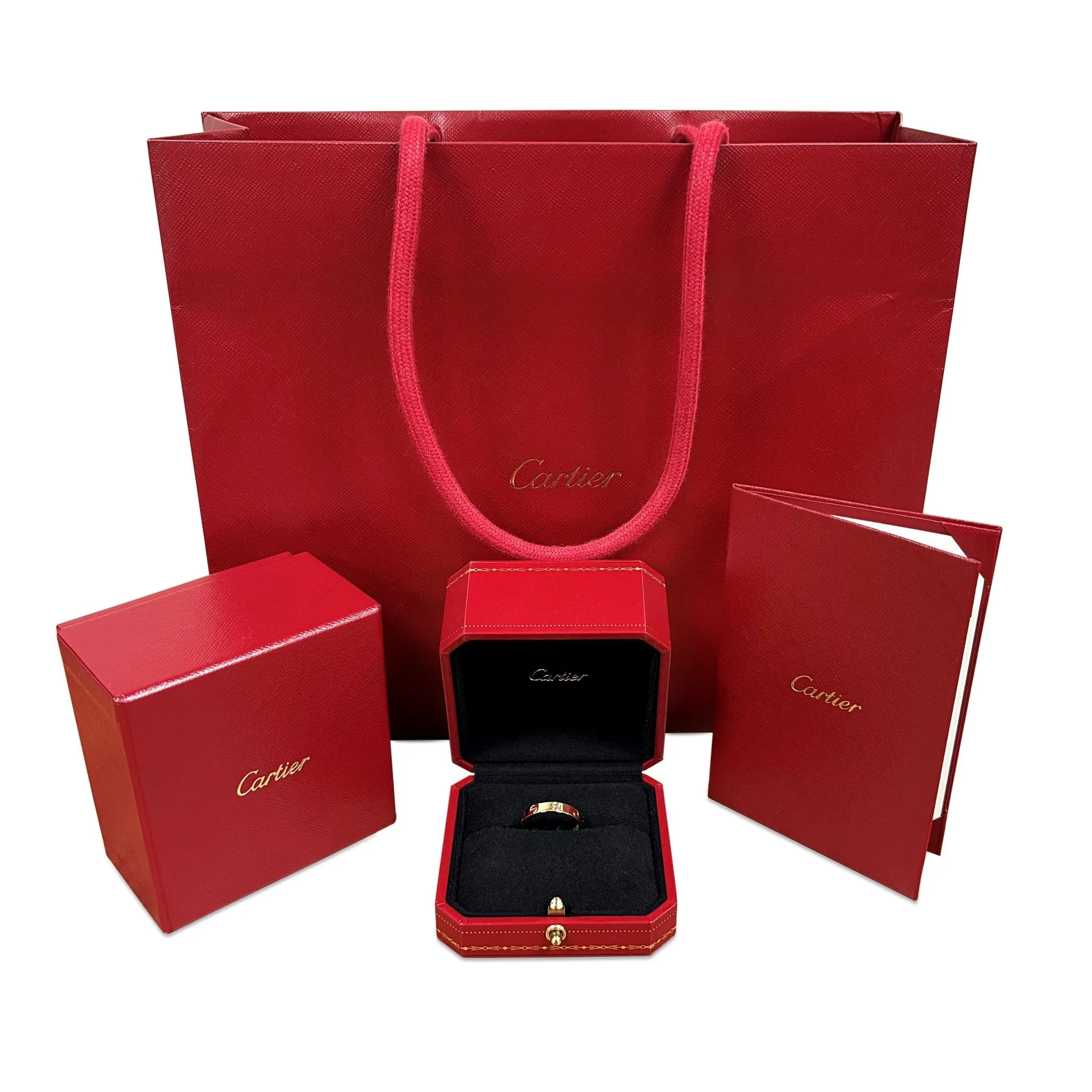 Cartier 3.6mm Love Ring Size 55 - 18ct Yellow Gold