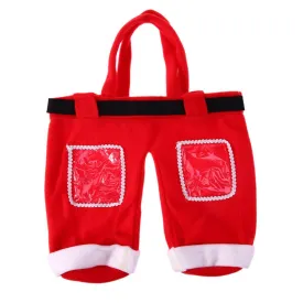 Christmas Gift Bag Xmas Candy Coke Drinking Wine Bottle Bag Gift Cover