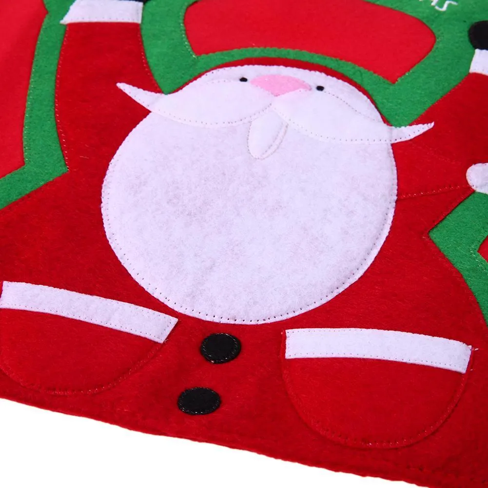 Christmas Table Dish Bowl Food Placemat Christmas Santa Claus Table Mats