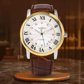 Fashionable Luxury Automatic Leather Watch