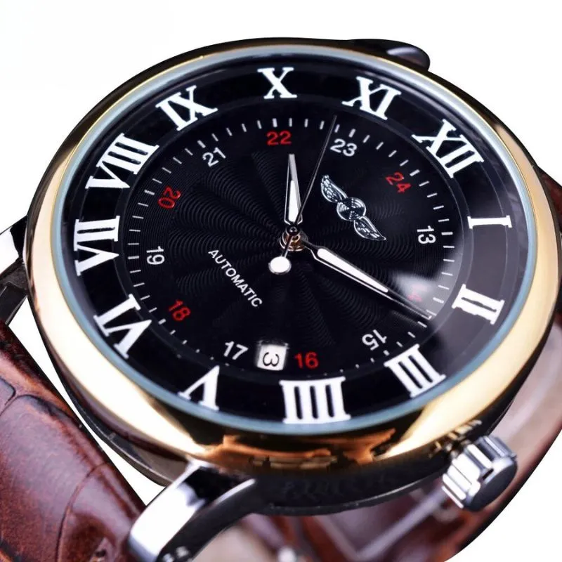 Fashionable Luxury Automatic Leather Watch