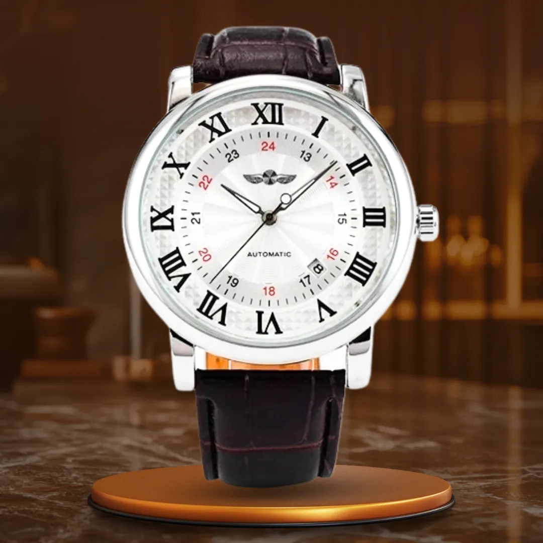 Fashionable Luxury Automatic Leather Watch