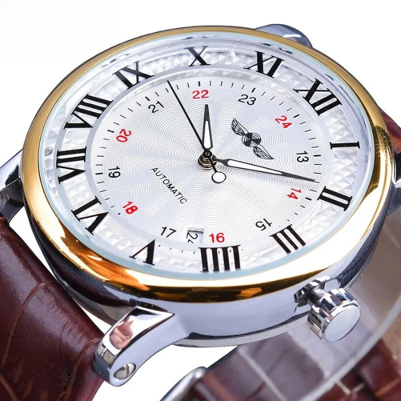 Fashionable Luxury Automatic Leather Watch
