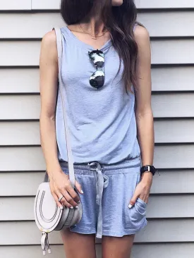 Fashionable Solid Color Casual Two-piece Suit
