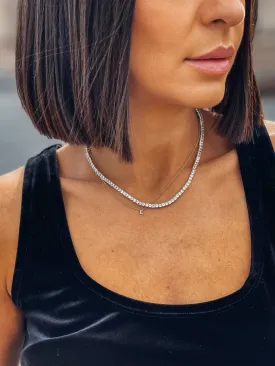 Karla Tennis Necklace (Gold)