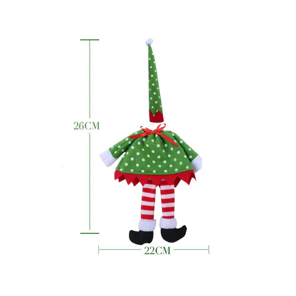 Legged Elf Innovative Household Gift Christmas Supply Wine Bottle Cover