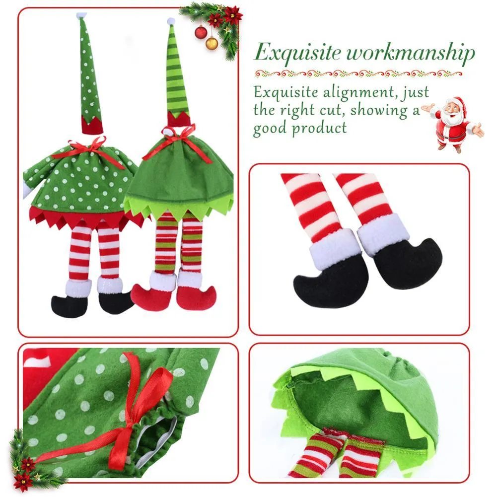 Legged Elf Innovative Household Gift Christmas Supply Wine Bottle Cover