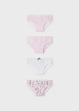 Mayoral 4 Pack Bikini Underwear 10454