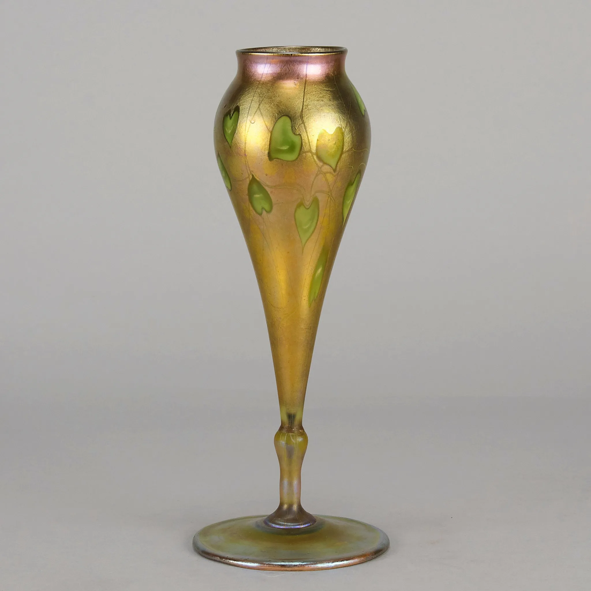 "Hearts and Vines Vase" by Louis Tiffany