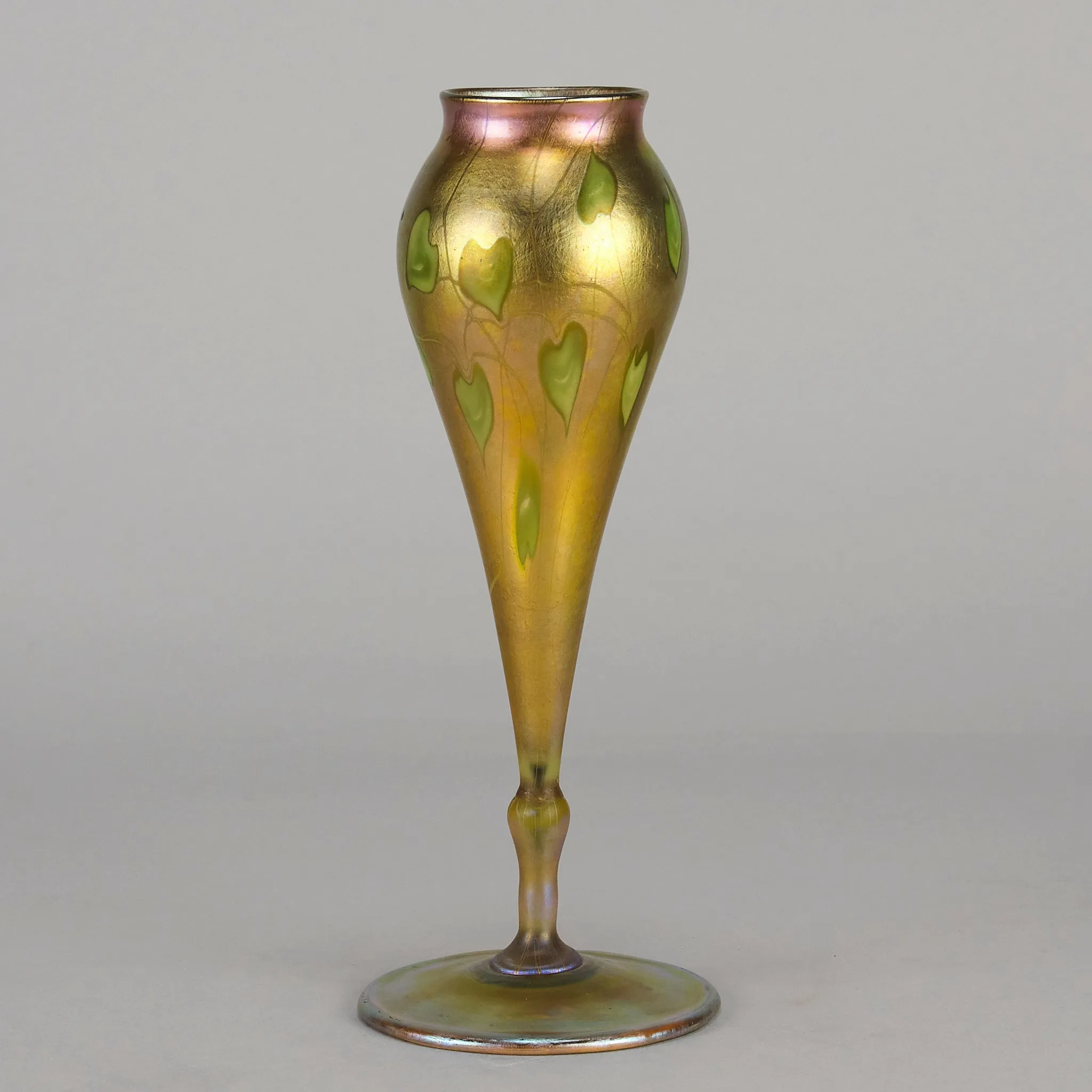 "Hearts and Vines Vase" by Louis Tiffany