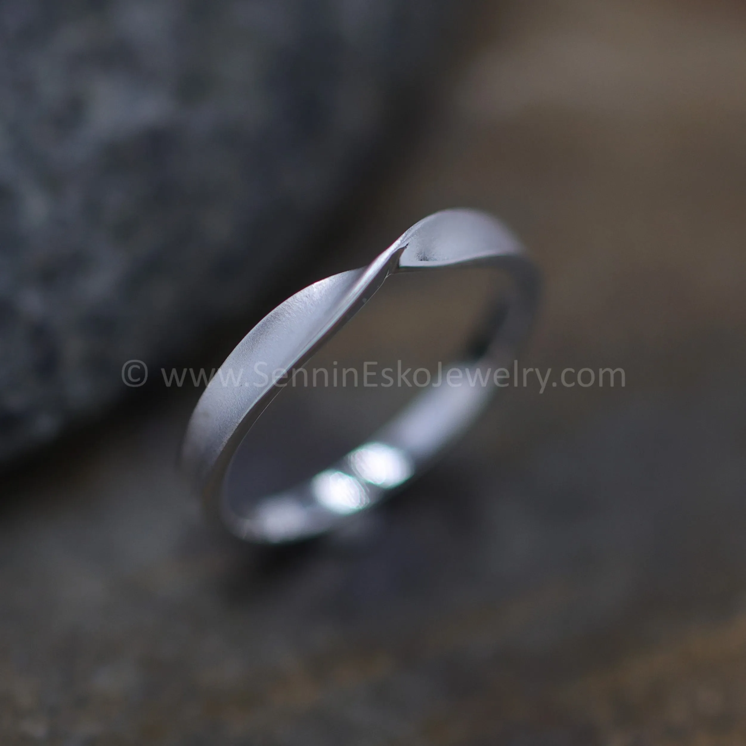 READY TO SHIP Mobius Stacking Ring, Size 7