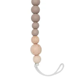 Silicone & Wood Clip - Mushroom