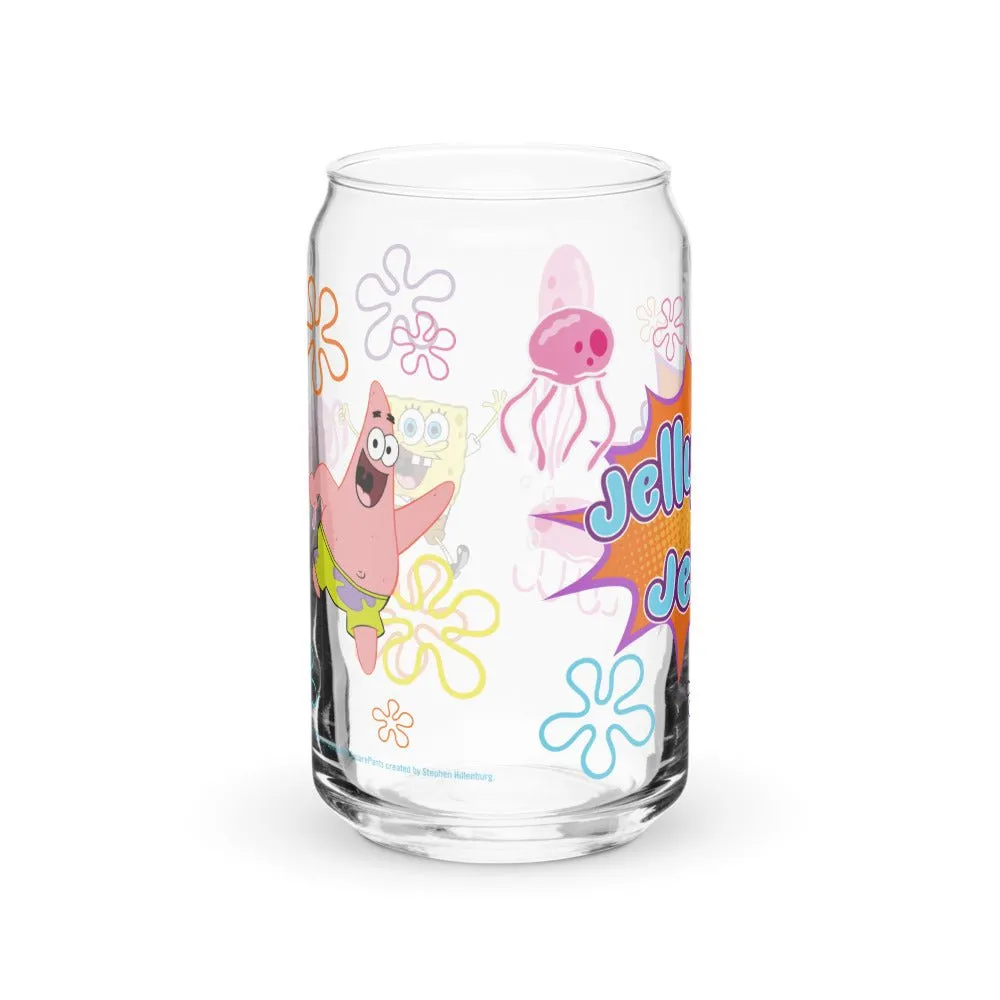 SpongeBob and Patrick Jellyfish Jelly Can Glass