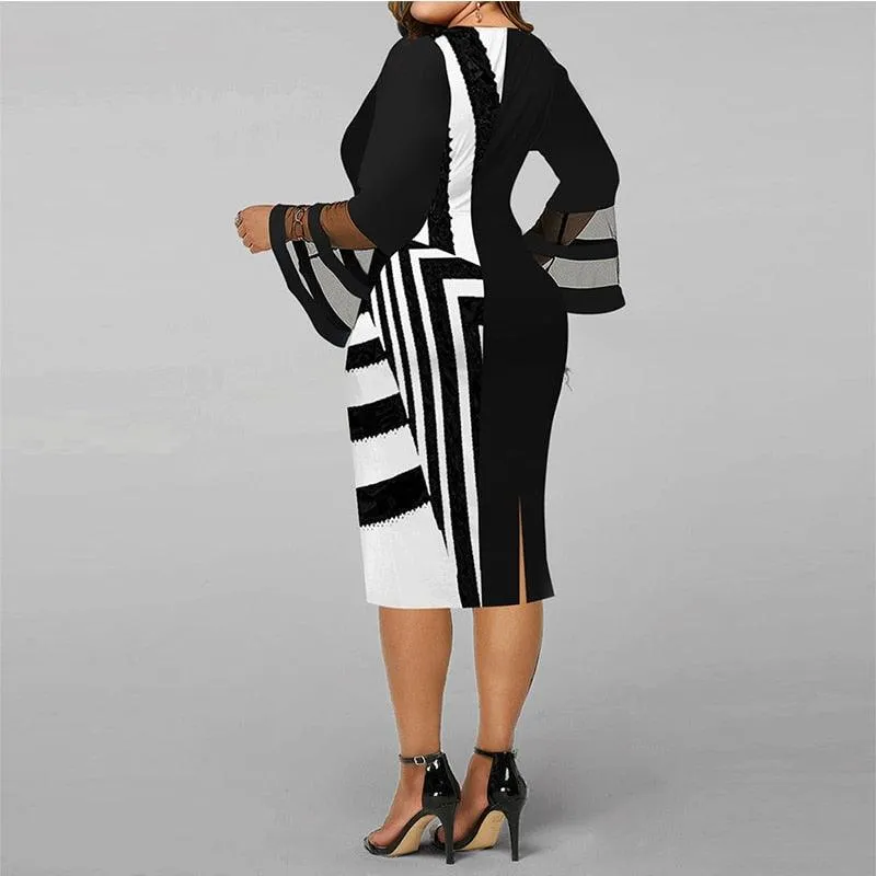 Women V-neck Batwing  Sexi Fashionable Dress